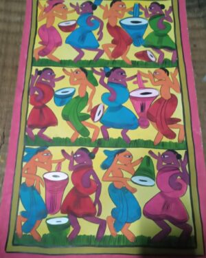 Tribal dance - Pattachitra - Ahed Chitrakar -02