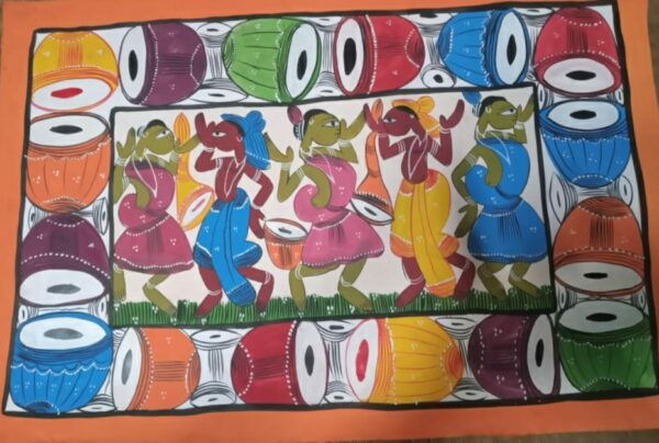 Tribal Dance - Pattachitra - Ahed Chitrakar -06