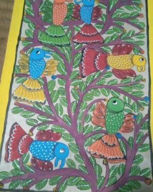 Bird marriage - Pattachitra - Ahed Chitrakar -08