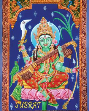 Raj mathangi - pattachitra painting - Subrat - 01