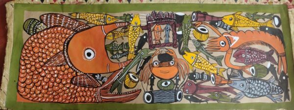 Fish Marriage Patua Painting Khandu Chitrakar 10