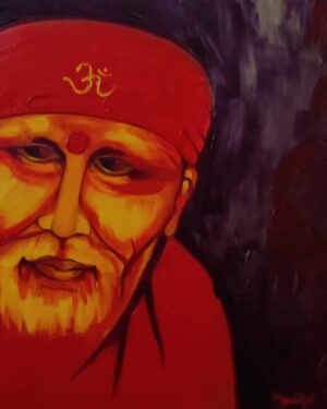 Om Sai - Indian Art - Monika - 04