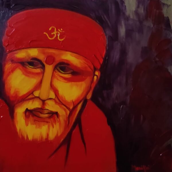 Om Sai - Indian Art - Monika - 04