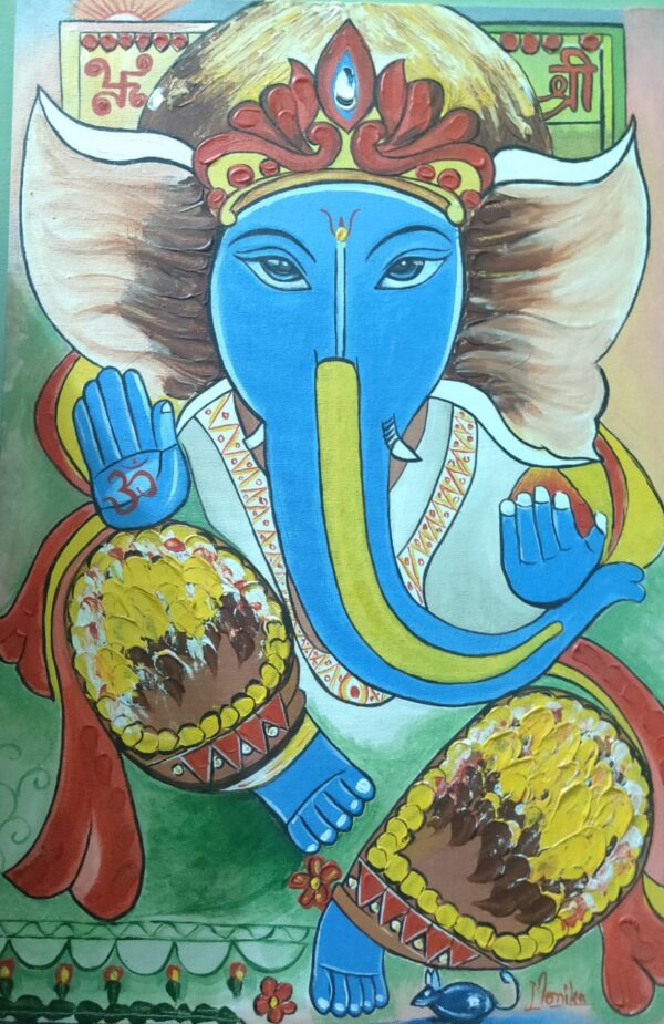 Ganesha - Indian Art - Monika - 08