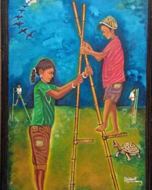 Brother and Sister - Indian Art - Pooran Poori - 03