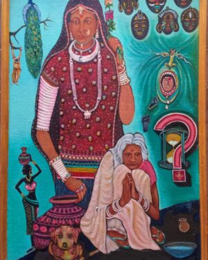 Time - the powerful - Indian Art - Pooran Poori - 06