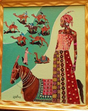 Life is a race - Indian Art - Pooran Poori - 11