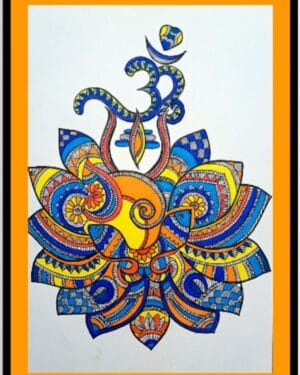 Madhubani painting - geetanjali - 01