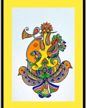 Madhubani painting - geetanjali - 03