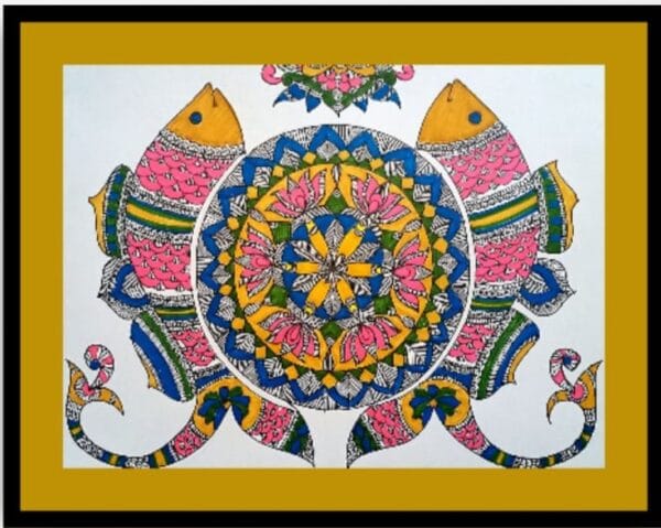 Madhubani painting - geetanjali - 05