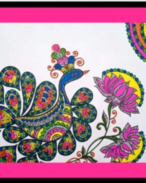 Madhubani painting - geetanjali - 07