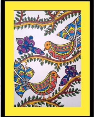 Madhubani painting - geetanjali - 15