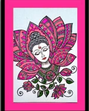 Madhubani painting - geetanjali - 16