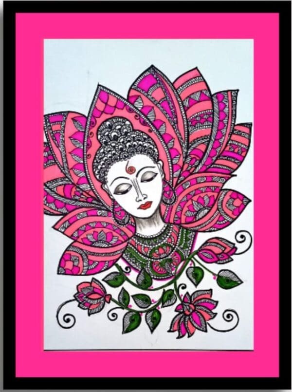 Madhubani painting - geetanjali - 16