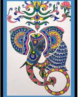 Madhubani painting - geetanjali - 18