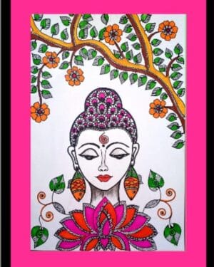 Madhubani painting - geetanjali - 19