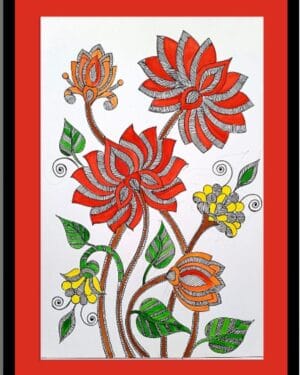 Madhubani painting - geetanjali - 21