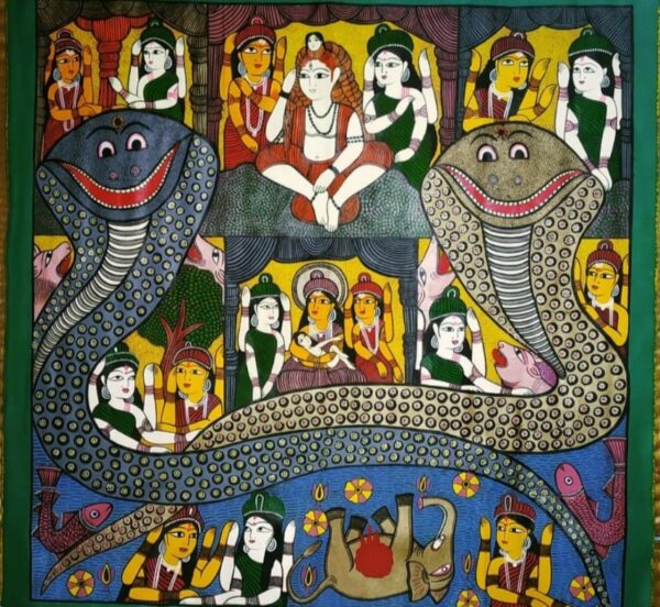 Naga Vebata Patua Art Manimala Chitrakar 08