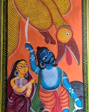 Ravan Sit Kalighat Pat Art Rahman Chitrakar 05