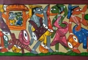 Tribal Painting Patua Art Sakina Chitrakar 01