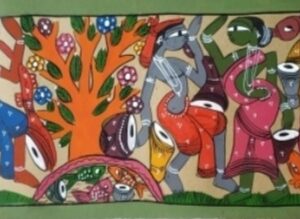 Tribal Painting Patua Art Sakina Chitrakar 04