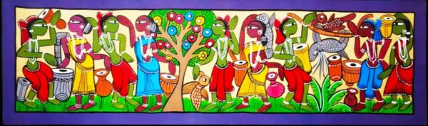 Tribal Painting - Patua art - Madhusudan Chitrakar - 01