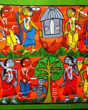 Tribal Painting - Patua art - Madhusudan Chitrakar - 05