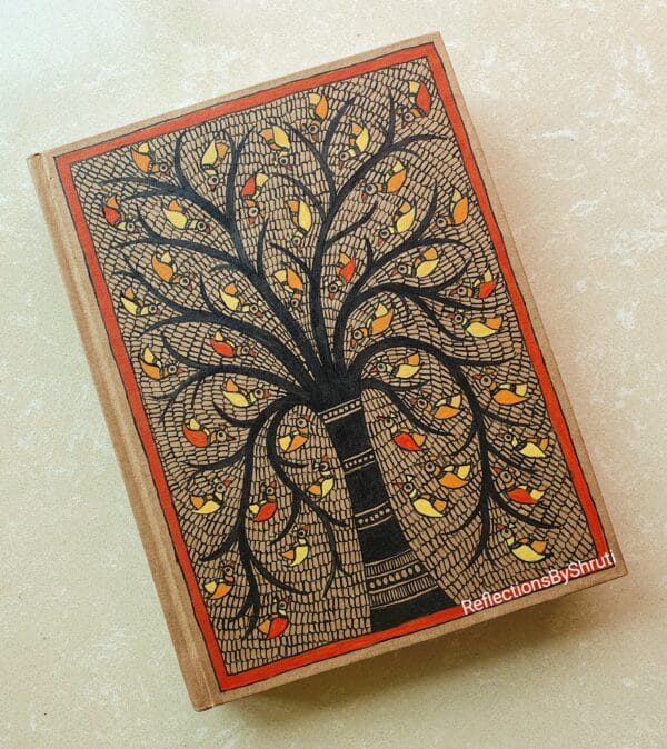 Tree of Life- Handmade Paper Handpainted Journal (6"X8")