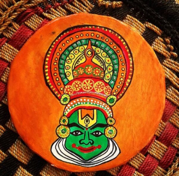 Kathakali Face - Kerala Mural - Reena Choudary - 09