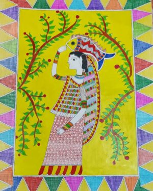 Bahuriya - Madhubani painting - Ashish - 01