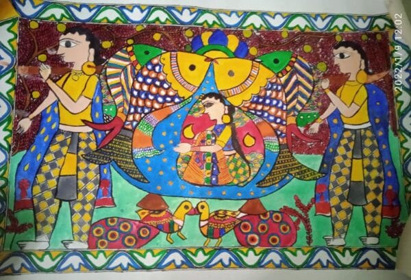 Doli Kahar - Madhubani painting - Priya Jha - 03