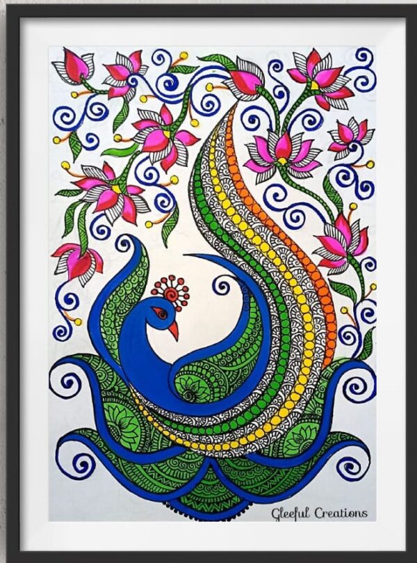 Madhubani painting - geetanjali - 24