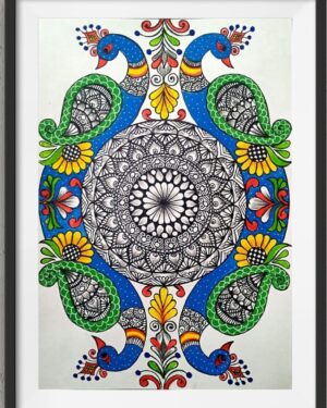 Madhubani painting - geetanjali - 25