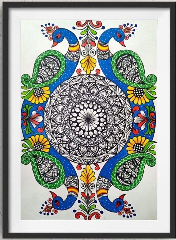 Madhubani painting - geetanjali - 25