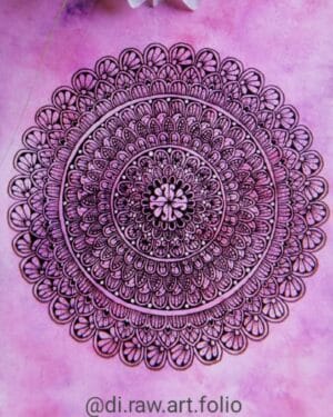 Mandala art - Diksha - 01