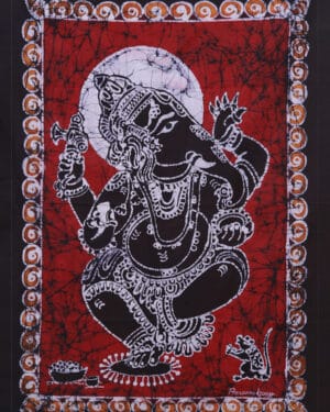 Nritya Ganapathi-Batik painting-Prasanna Kumar - 08