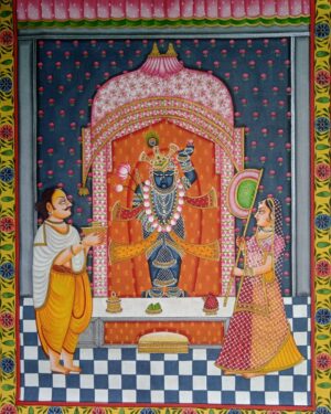 Srinath ji - Pichwai painting - Daulatram - 14