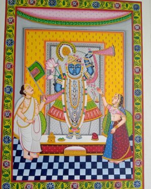 Srinath ji - Pichwai painting - Daulatram - 16