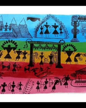 Ramayan - Warli painting - Ashish - 02