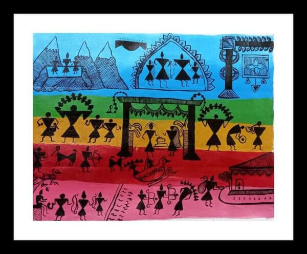 Ramayan - Warli painting - Ashish - 02