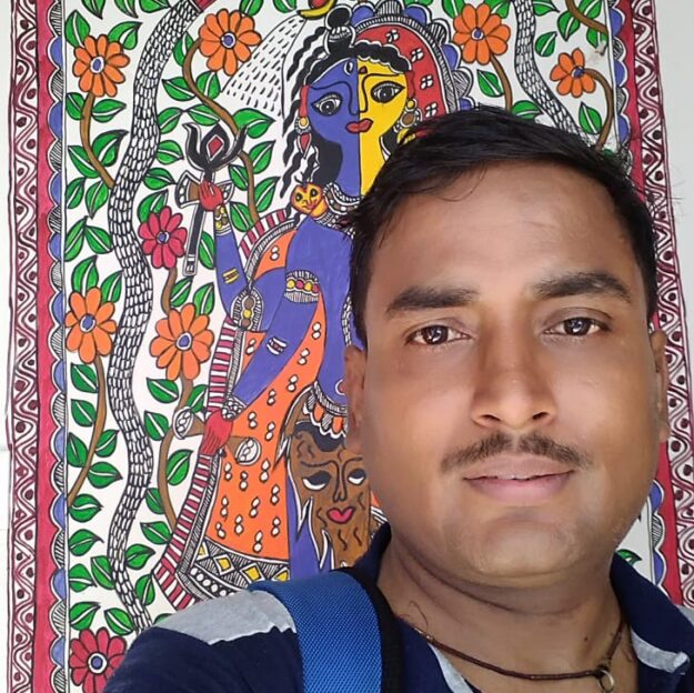 Mithila art by Abdhesh karn