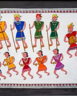 Gendi Dance - Bastar Art - Latika Vaishnav - 01