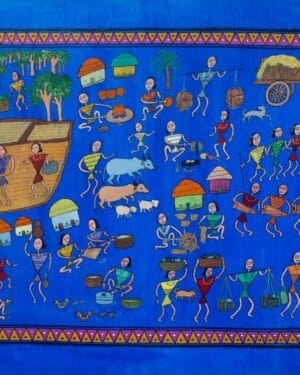 Village Life in Bastar - Bastar Art - Latika Vaishnav - 05