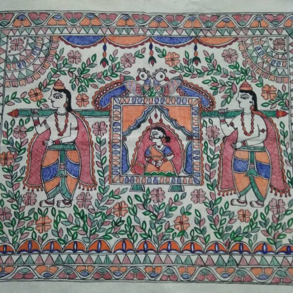 Doli Kahar - Madhubani painting - Kajal - 04