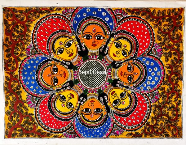 Guftagu - Madhubani painting - 06