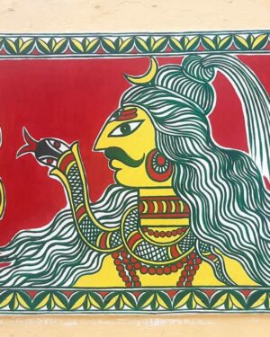 Lord Shiva Manjusha Painting Manoj Kumar 02