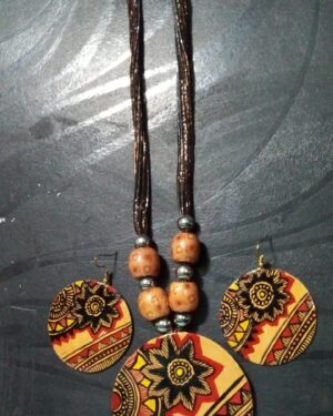 Madhubani Neckles Indian Handicrafts Vinay Kumar 08