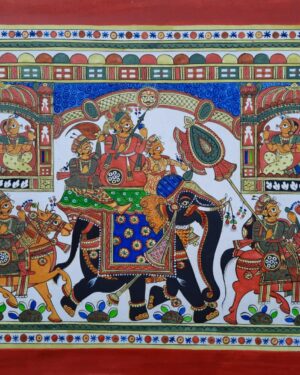 Royal Ride - Phad painting - Abishek Joshi - 47