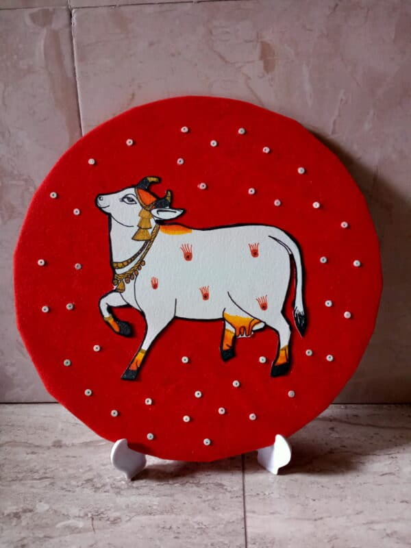 Pichwai Cow - Pichwai painting - Reena Choudary - 06