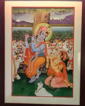 Krishna Sakha - Pichwai painting - Kanchan Nayyar - 03